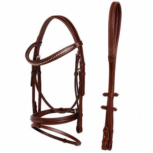 Anatomic padded bridle - anatomic, with
