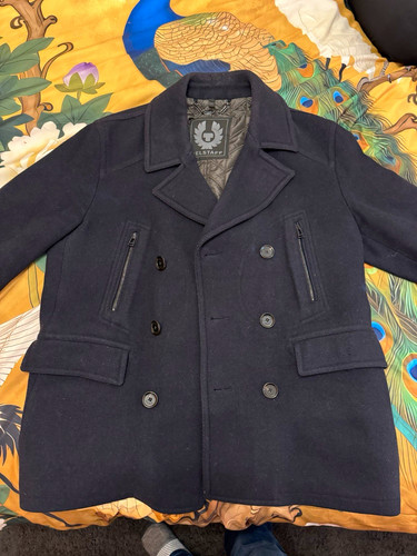 Belstaff gangster navy wool - gangster,
