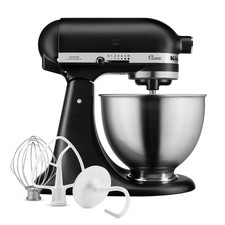 KitchenAid Classic Stand Mixer 4.3L Stainless Steel Bowl Matt Black 5K45SSBBM