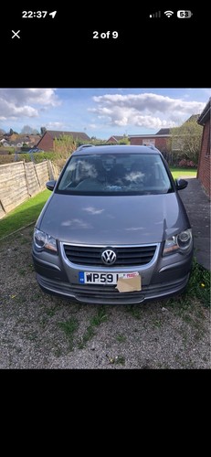 Touran front end - front, complete