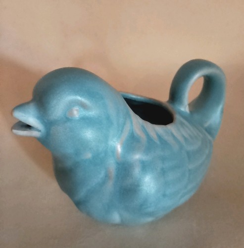 Rare bird milk jug - milk, pottery