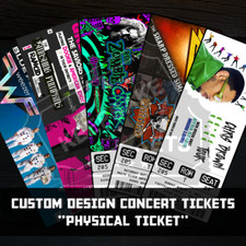 Music Concert Ticket | Personalized Gift Reveal | Custom Voucher