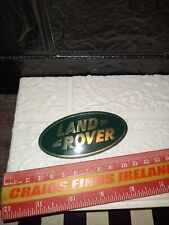 LAND ROVER DISCOVERY 5 Range Rover GENUINE LAND ROVER GRILLE BADGE Green Gold