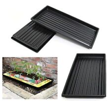 Grow Bag Tray Garden Plant Watering Plastic Tray Tomato Flower Planter 100 Cm