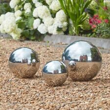 Smart Garden Stainless Steel Gazeball 15 20 Or 25cm Shatterproof  Rust Resistant