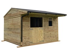 Animal field shelter 12ft x 12ft with overhang V.3