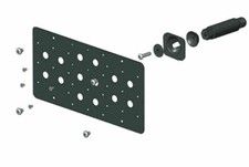 Front Bumper Tow Hook License Plate Bracket For Volkswagen Atlas 2021-2023 New