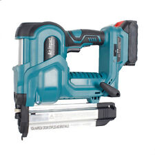 UK Cordless Nail Gun w/ 400pcs Straight/N-Shape Nails Set For Makita 21V Battery