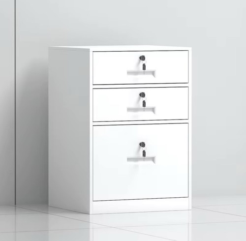Fully assembled white drawer - fully,