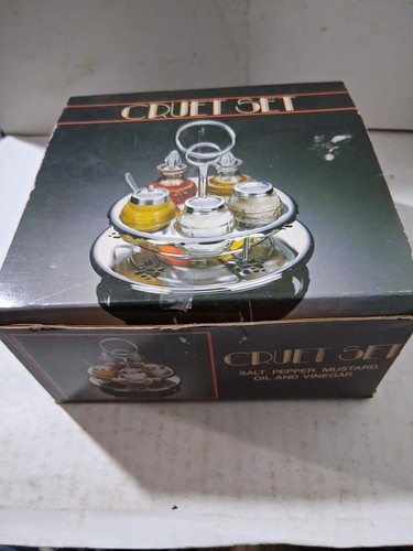 Vintage mccrory glass cruet - mccrory,