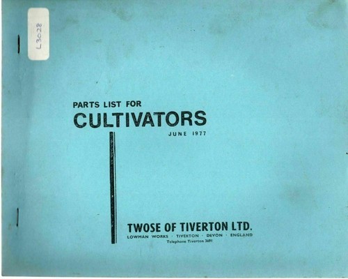 Twose cultivators spare parts - cultivators,