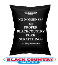 No Nonsense Just Proper Black Country Pork Scratchings - Available - 10/12/20/24