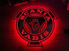 VABIS SCANIA MULTICOLOUR  ACRYLIC  Led Mirror Board 24v Next day delivery