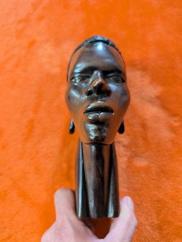 African ebony hand carved wood - ebony,