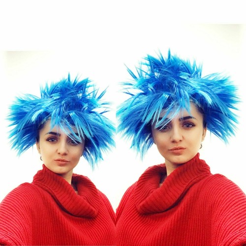 Blue spikey world - blue,