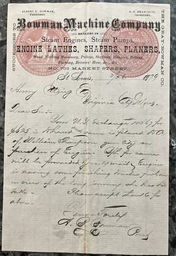 Bowman machine company - bowman,