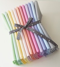 Big Pastel 100% Cotton Fabric Bundle size Fat Quarter Layer Cake Charm Pack 