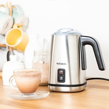 Vitinni Stainless Steel 150ml / 350ml Milk Heater & Frother | 60°c | Teflon