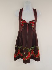 Vintage Dress Brown Floral