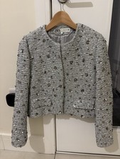 Zara Women's Grey Blue Sequin
