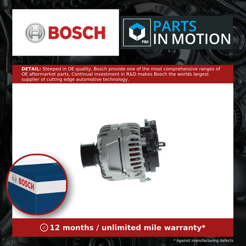 Alternator 1986a00917 bosch - alternator,