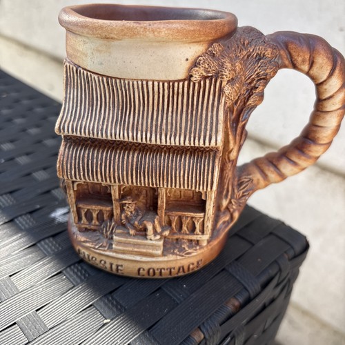 Australian swagman pottery mug - australian,