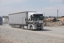 Truck Photo Renault Magnum Tarpaulin Semi Truck Kyrgyzstan White #w2zt