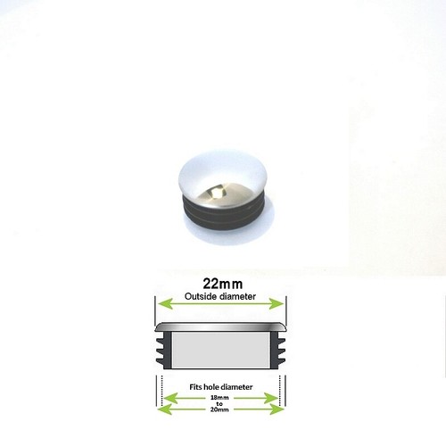 Tube inserts chrome metal - tube,