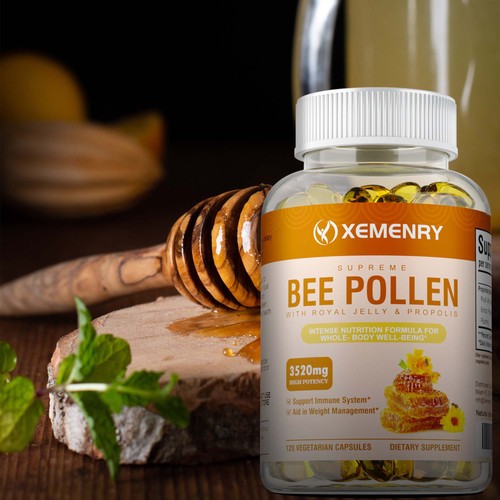 Bee pollen capsules 3520mg - pollen,