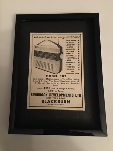 Shorrock model 102 portable - model,