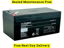 Ultramax 12v 3.3ah battery -