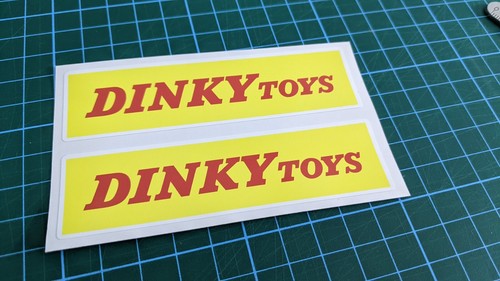 Dinky toys sticker vintage - toys,