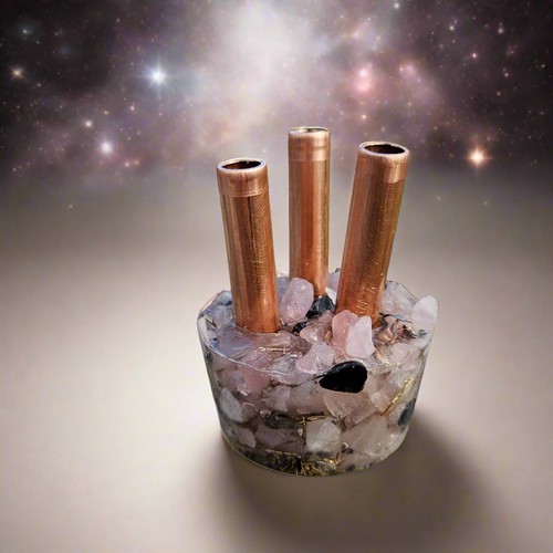 Rose quartz orgone - quartz,