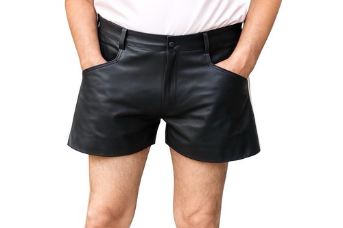 Genuine black leather - genuine,