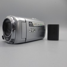 JVC Everio GZ-MS210SEK Handheld High Definition HDD Camcorder Silver Tested