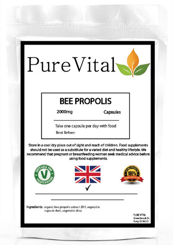 Bee propolis 2000mg capsules - bee, |