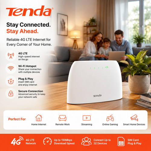 Tenda 4g03 n300 wifi - n300, lte