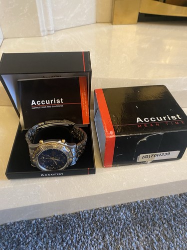 Accurist chronograph alarm - alarm, wr