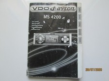 VDO Dayton MS 4200 User manual