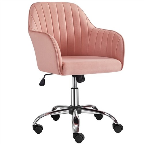 Modern velvet office chair - modern,