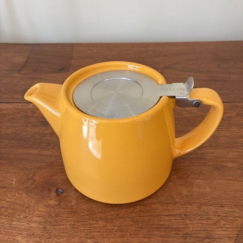 Forlife stump teapot yellow - teapot,