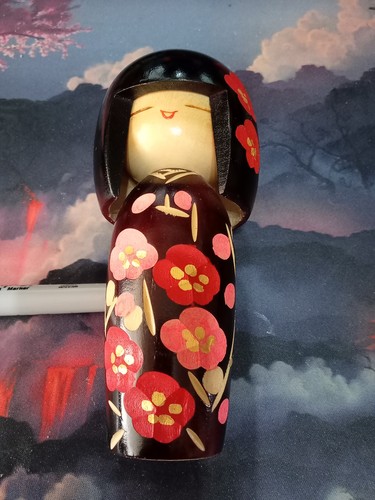 Japanese kokeshi wooden - japanese, doll