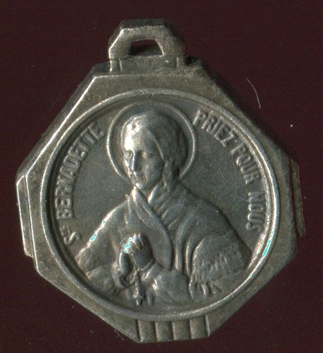 Antique silvered medal st - medal,