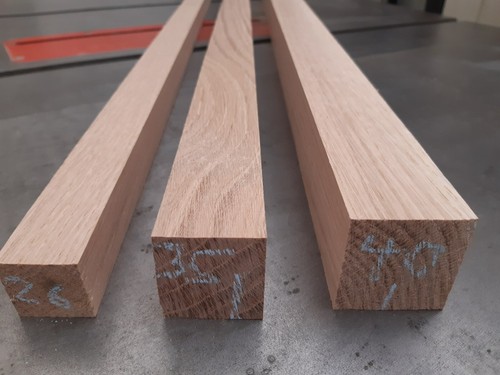 Solid oak timber squares 24mm - oak,