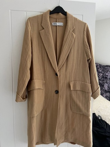 Zara lightweight coat camel - coat,