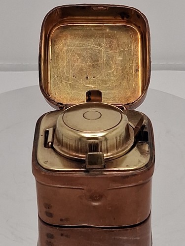 Victorian travelling inkwell - victorian,