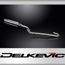 Yamaha XT500 TT500 1977-81 Delkevic Full Exhaust 200mm Round Stainless Silencer