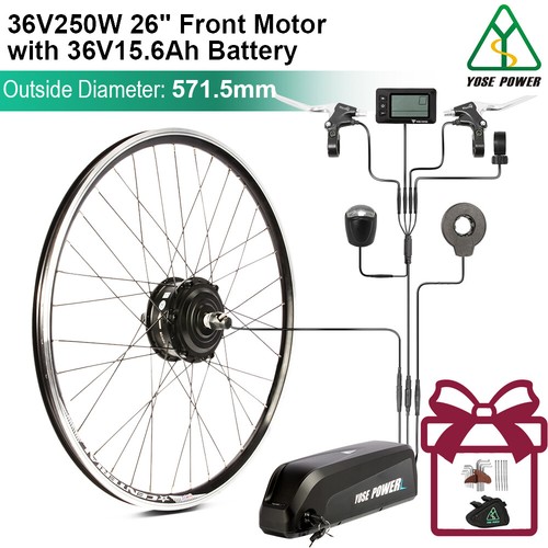 36v250w front hub motor - 36v250w, 26"