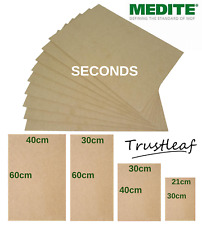 MEDITE MDF Sheet 3mm 4mm 6mm  SECONDS  Arts Crafts Modelling Laser Pyrography Is