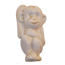 Ceramic Cord Pull Chimp